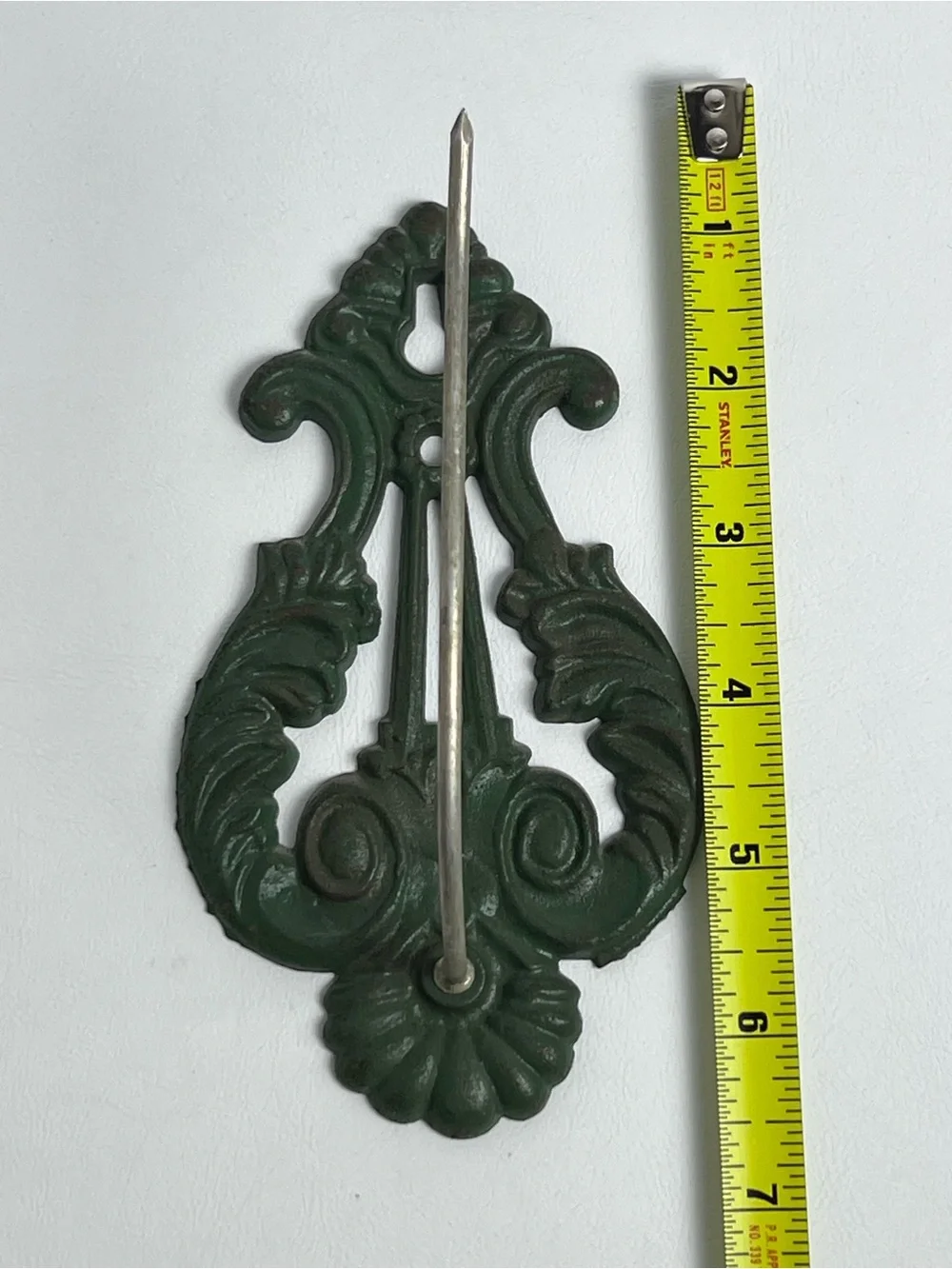 Ornate Green Decorative Wall Hook - Classic Home Accent